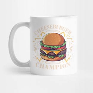 Cheeseburger Champion Mug